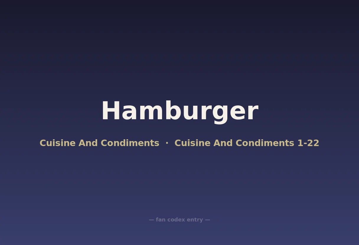 Hamburger