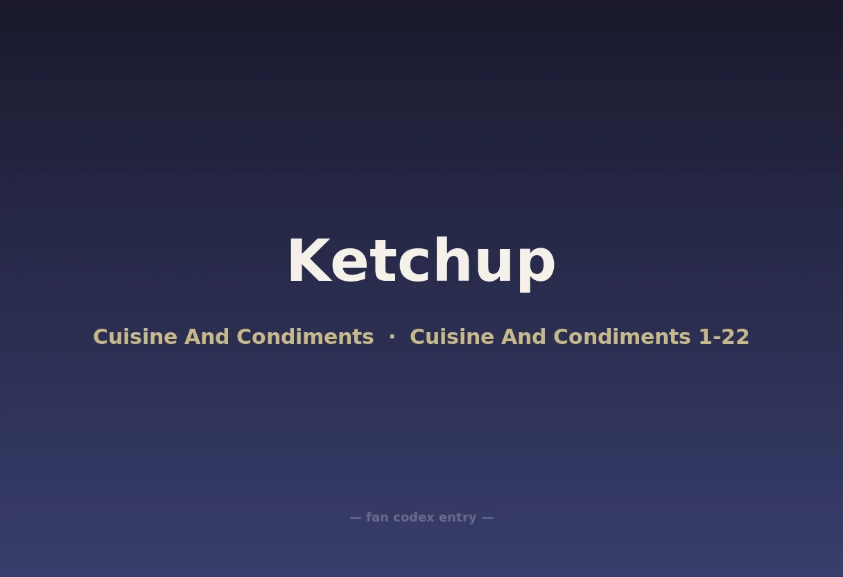 Ketchup