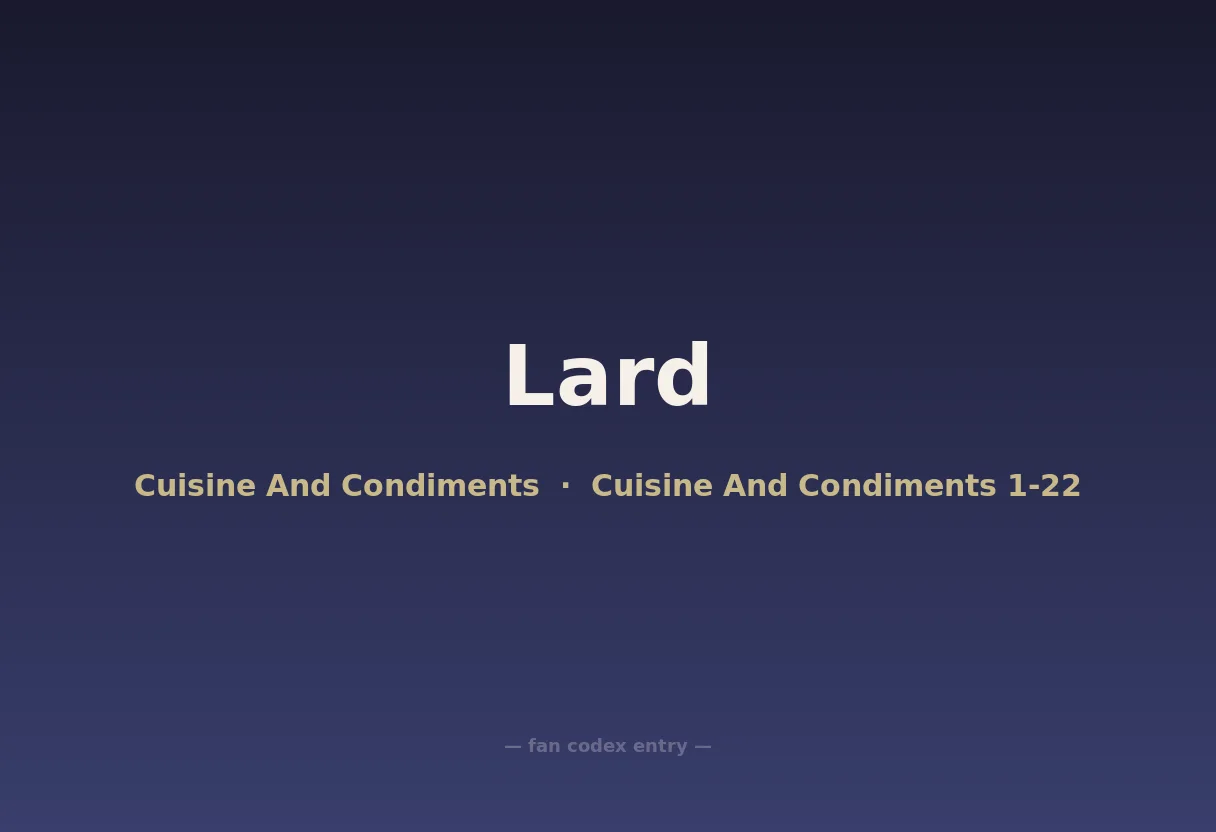 Lard