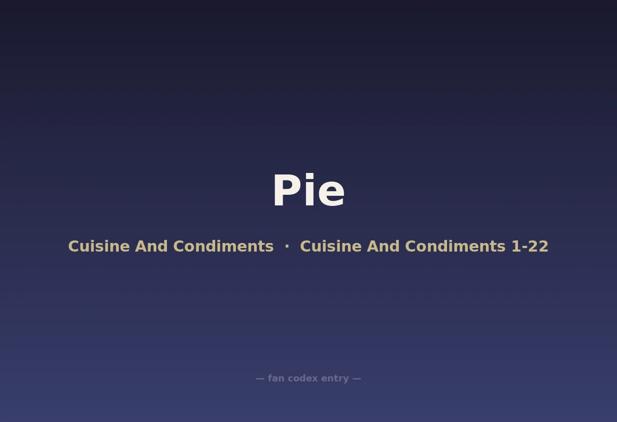 Pie