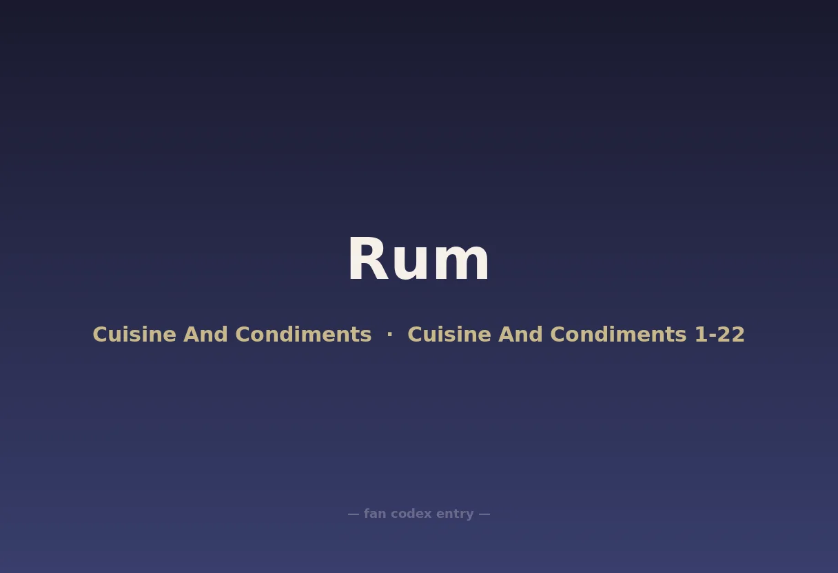 Rum