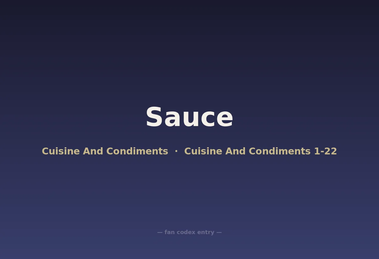 Sauce